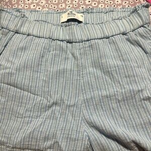 Pinstripe Hollister shorts